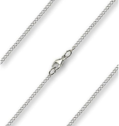Women's .925 Sterling Silver Patron Saint St. Alexander Constantinople Medal Pendant with 18 Inch Rhodium Plated Lite Curb Brass Chain Catholic Religious Necklace - Made in USA, Deluxe Velvet Gift Box