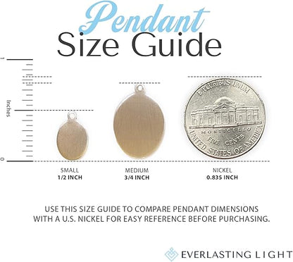Women's Pewter Saint St. Bernadette Pendant Necklace on 18- inch Rhodium- Plated Lite Curb Brass Chain – Patron Saint St. of Illness and Poverty – ¾ x ½ Medal, Catholic Medal – Velvet Gift Box Included