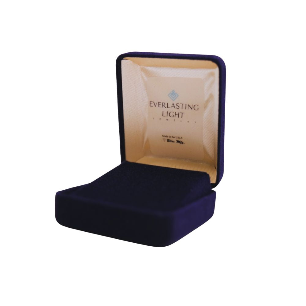 Sterling Silver Saint Christopher Medal – Patron Saint of Travelers & Motorists with 24” Light Rhodium Heavy Curb Chain
