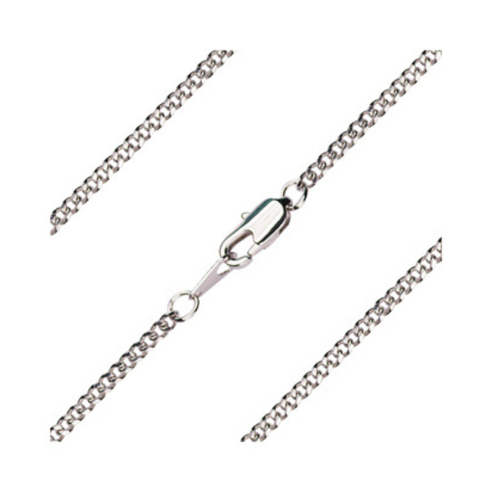 Oval Pewter Saint St. Aidan of Lindesfarne Medal Pendant on 24 Inch Rhodium Plated Heavy Curb Brass Chain with Lobster Claw clasp, Catholic Religious Necklace - Made in USA- Deluxe Velvet Gift Box