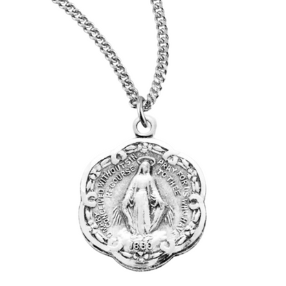 Sterling Silver Miraculous Medal, Catholic Gift, Made in USA