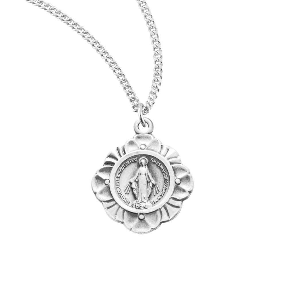 Sterling Silver Miraculous Medal, Catholic Gift, Made in USA