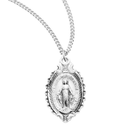 Sterling Silver Miraculous Medal, Catholic Gift, Made in USA
