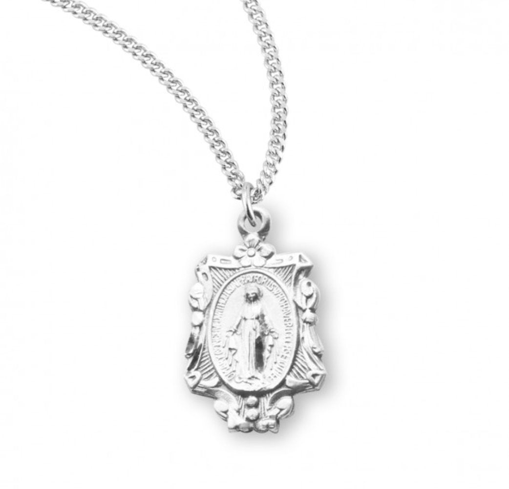 Sterling Silver Miraculous Medal, Catholic Gift, Made in USA