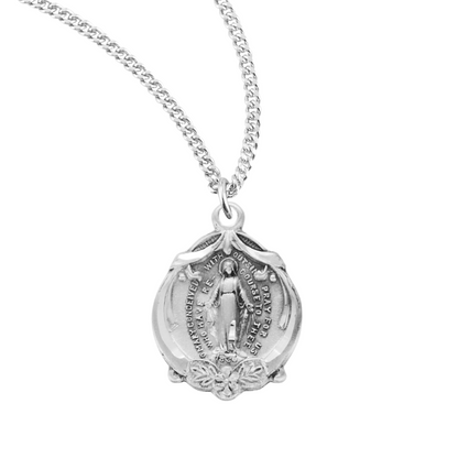 Sterling Silver Miraculous Medal, Catholic Gift, Made in USA