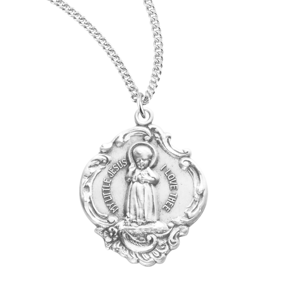 Infant Jesus Sterling Silver Medal, Catholic Gift, Made in USA