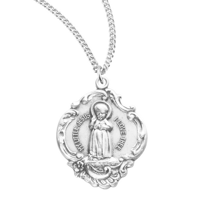 Infant Jesus Sterling Silver Medal, Catholic Gift, Made in USA