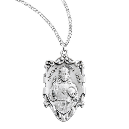 Christ the King Sterling Silver Medal, Catholic Gift, Made in USA