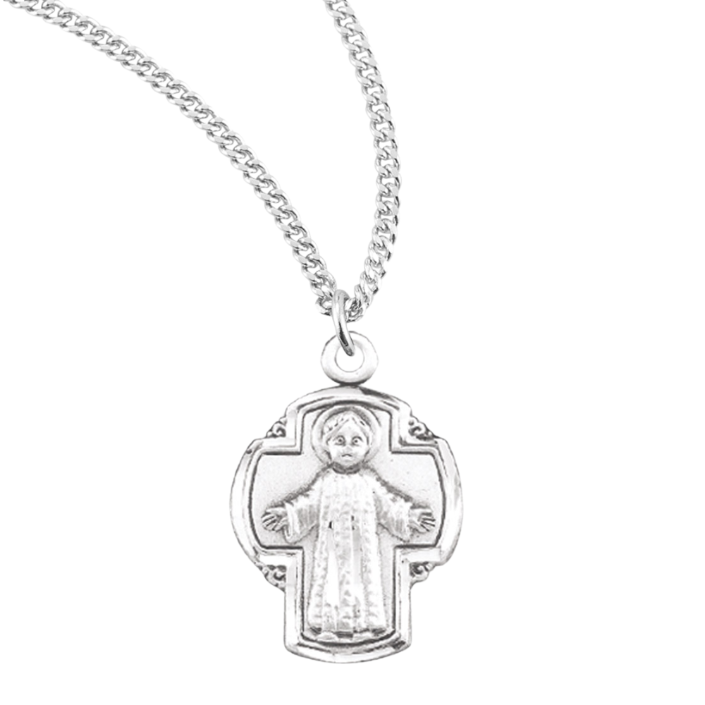 Christ the Child Sterling Silver Cross, Catholic Gift, Made in USA