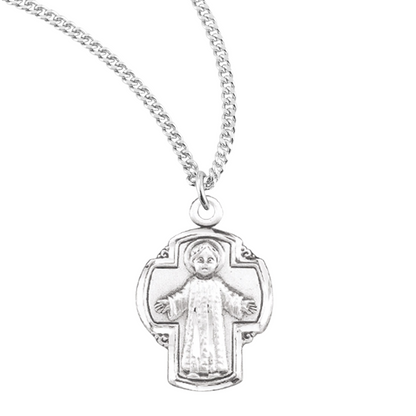 Christ the Child Sterling Silver Cross, Catholic Gift, Made in USA