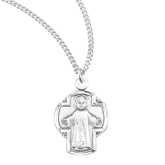Christ the Child Sterling Silver Cross, Catholic Gift, Made in USA