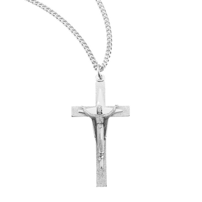Risen Christ Sterling Silver Crucifix, Catholic Gift, Made in USA