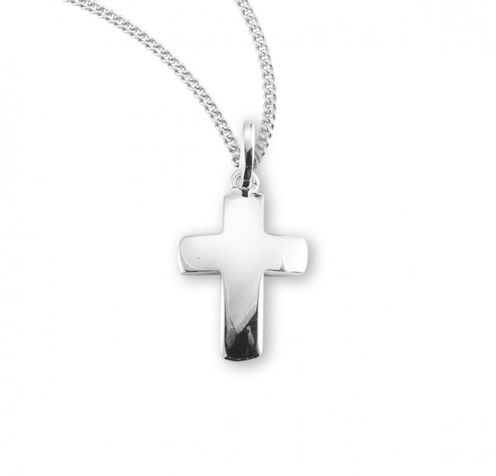 Sterling Silver Cross, Catholic Gift, Made in USA