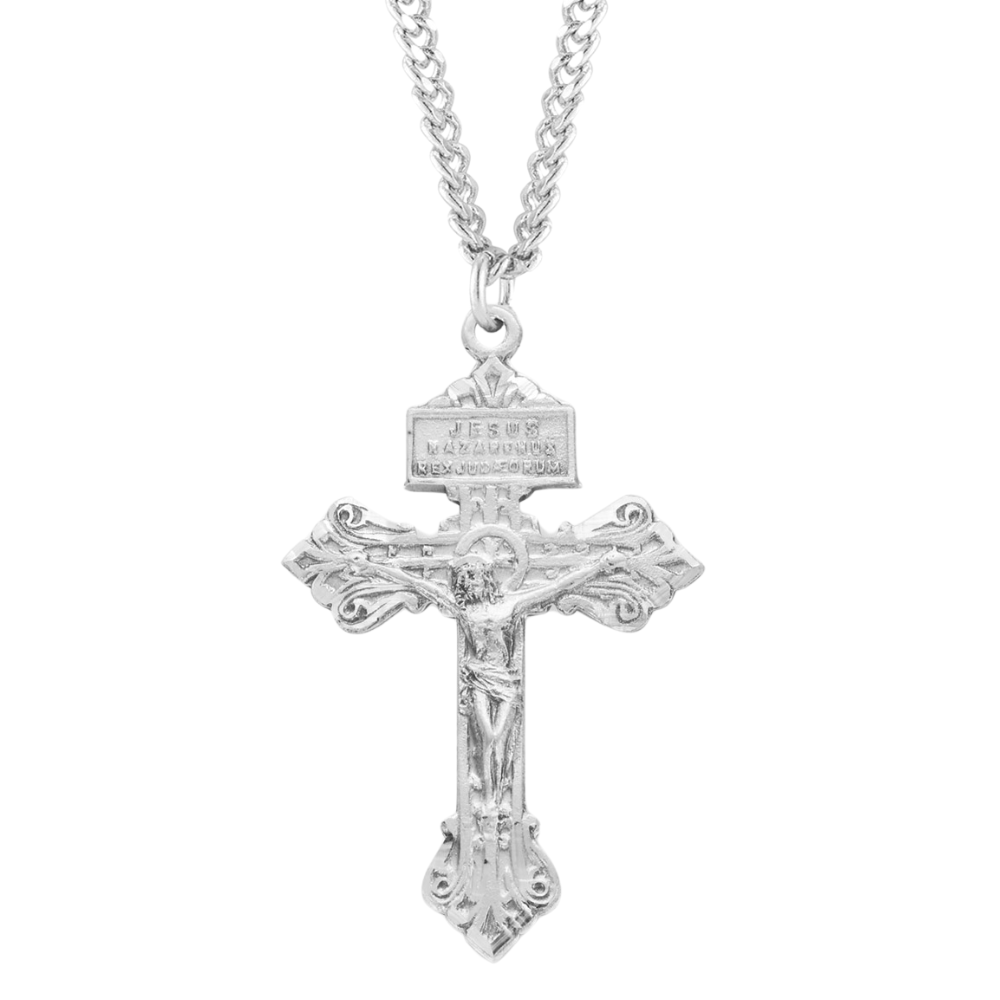 Sterling Silver Small Pardon Cfx, Catholic Gift, Made in USA