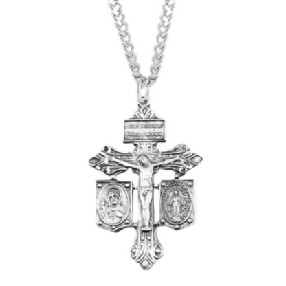 Sterling Silver Pardon Crucifix, Catholic Gift, Made in USA