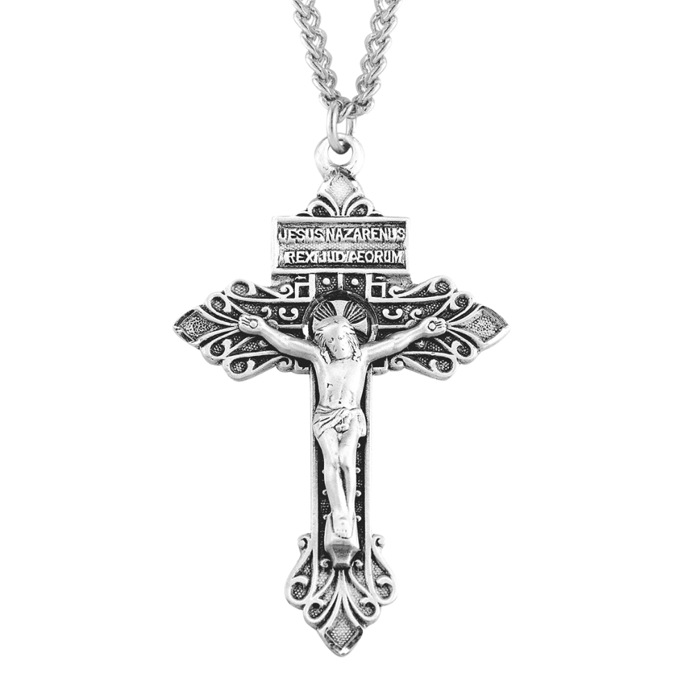 Sterling Silver Pardon Crucifix, Catholic Gift, Made in USA