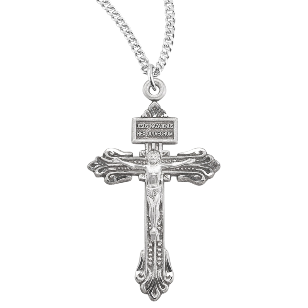 Sterling Silver Pardon Crucifix, Catholic Gift, Made in USA
