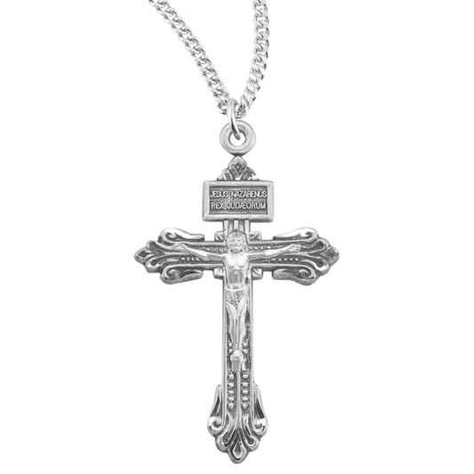 Sterling Silver Pardon Crucifix, Catholic Gift, Made in USA