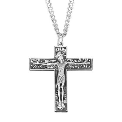 Good Friday Sterling Silver Crucifix, Catholic Gift, Made in USA