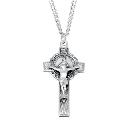 Miraculous Sterling Silver Medal/Crucifix, Catholic Gift, Made in USA