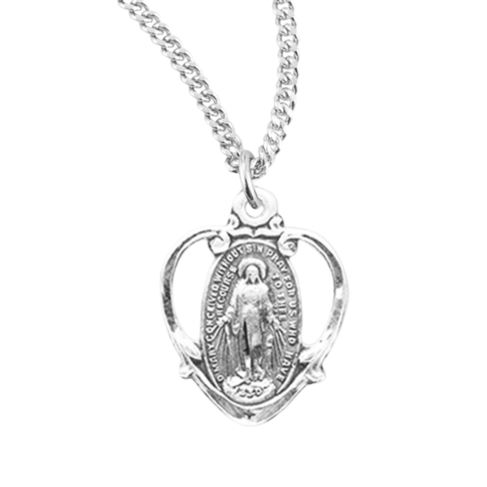Sterling Silver Miraculous Medal, Catholic Gift, Made in USA