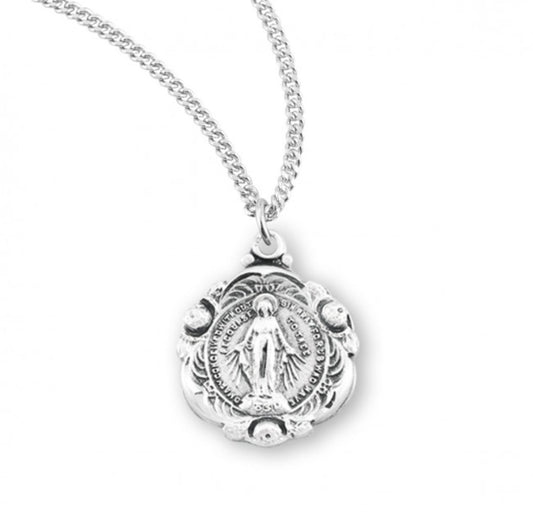 Sterling Silver Miraculous Medal, Catholic Gift, Made in USA