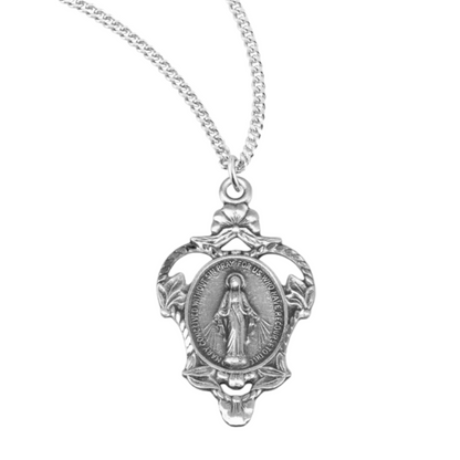 Sterling Silver Medal Miraculous Medal, Catholic Gift, Made in USA