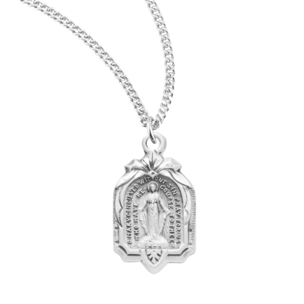 Sterling Silver Miraculous Medal, Catholic Gift, Made in USA