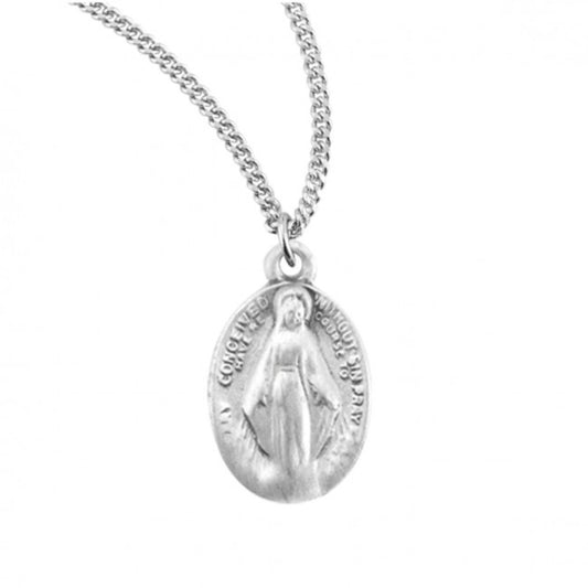 Sterling Silver Baby Miraculous Medal, Catholic Gift, Made in USA
