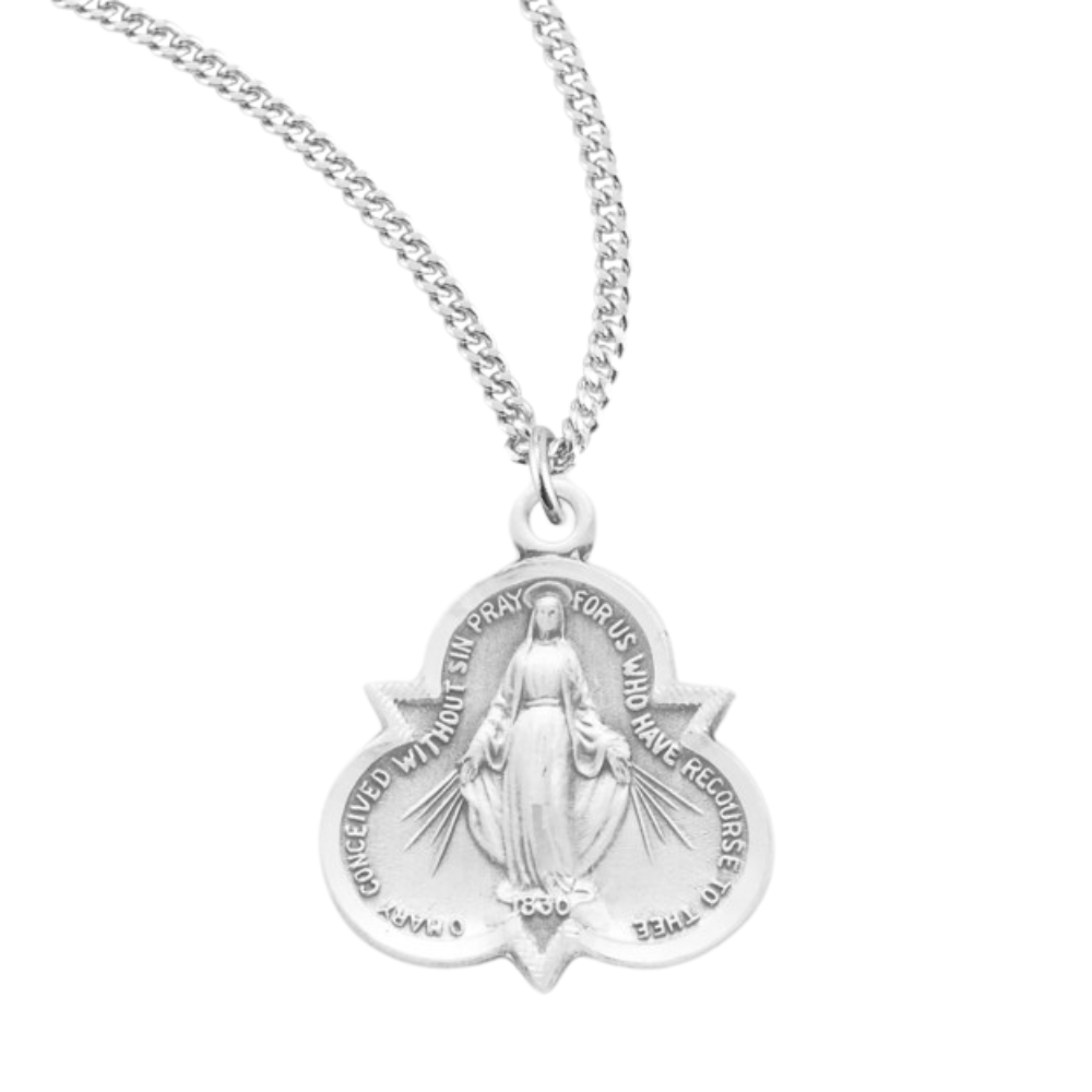 Sterling Silver Miraculous Medal, Catholic Gift, Made in USA