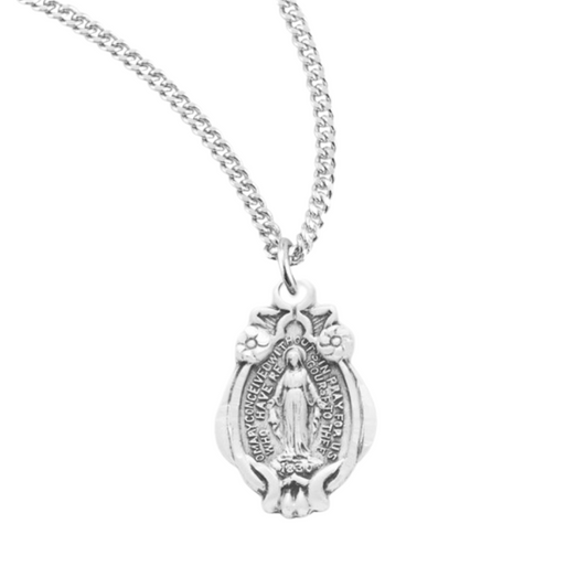 Sterling Silver Miraculous Medal, Catholic Gift, Made in USA