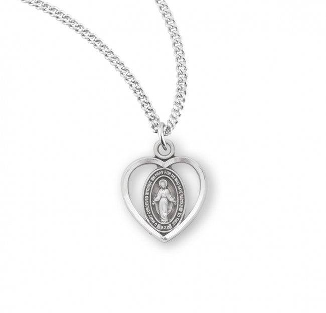 Sterling Silver Miraculous Medal, Catholic Gift, Made in USA