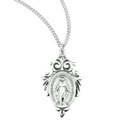 Sterling Silver Miraculous Medal, Catholic Gift, Made in USA