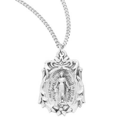 Sterling Silver Miraculous Medal, Catholic Gift, Made in USA