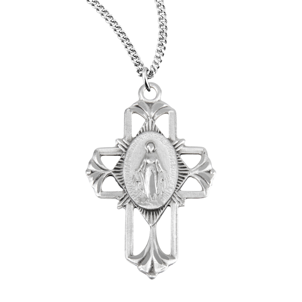 Sterling Silver Miraculous Medal, Catholic Gift, Made in USA