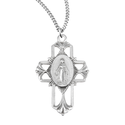 Sterling Silver Miraculous Medal, Catholic Gift, Made in USA