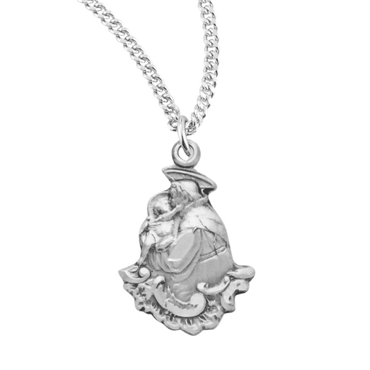 Saint Anthony Sterling Silver Medal, Catholic Gift, Made in USA