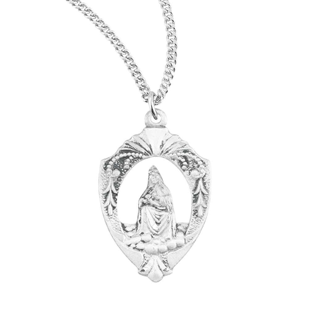 Our Lady of Laleche Spanish Version Sterling Silver Medal, Catholic Gift, Made in USA