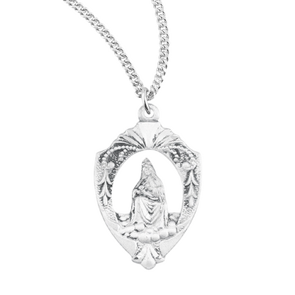 Our Lady of Laleche Spanish Version Sterling Silver Medal, Catholic Gift, Made in USA