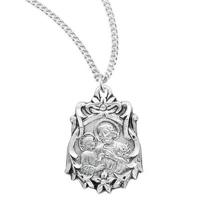 Sterling Silver Saint Joseph Medal, Catholic Gift, Made in USA