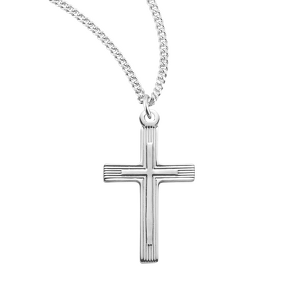 Sterling Silver Cross, Catholic Gift, Made in USA