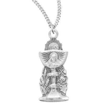 Sterling Silver Chalice Pendant, Catholic Gift, Made in USA