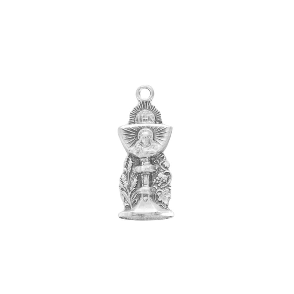 Chalice Sterling Silver Pendant Necklace — 18" Chain, Made in USA, Gift Box