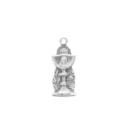 Chalice Sterling Silver Pendant Necklace — 18" Chain, Made in USA, Gift Box