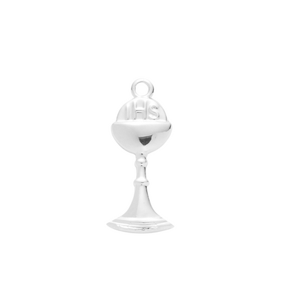Chalice Sterling Silver Pendant Necklace — 18" Chain, Made in USA, Gift Box
