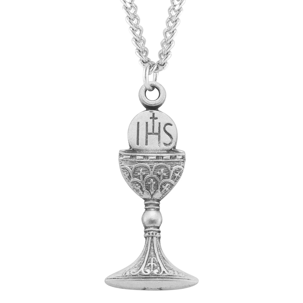 Sterling Silver Traditional Chalice, Catholic Gift, Made in USA
