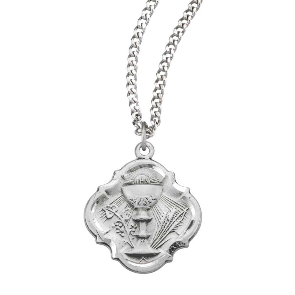 Sterling Silver Communion Baroque, Catholic Gift, Made in USA