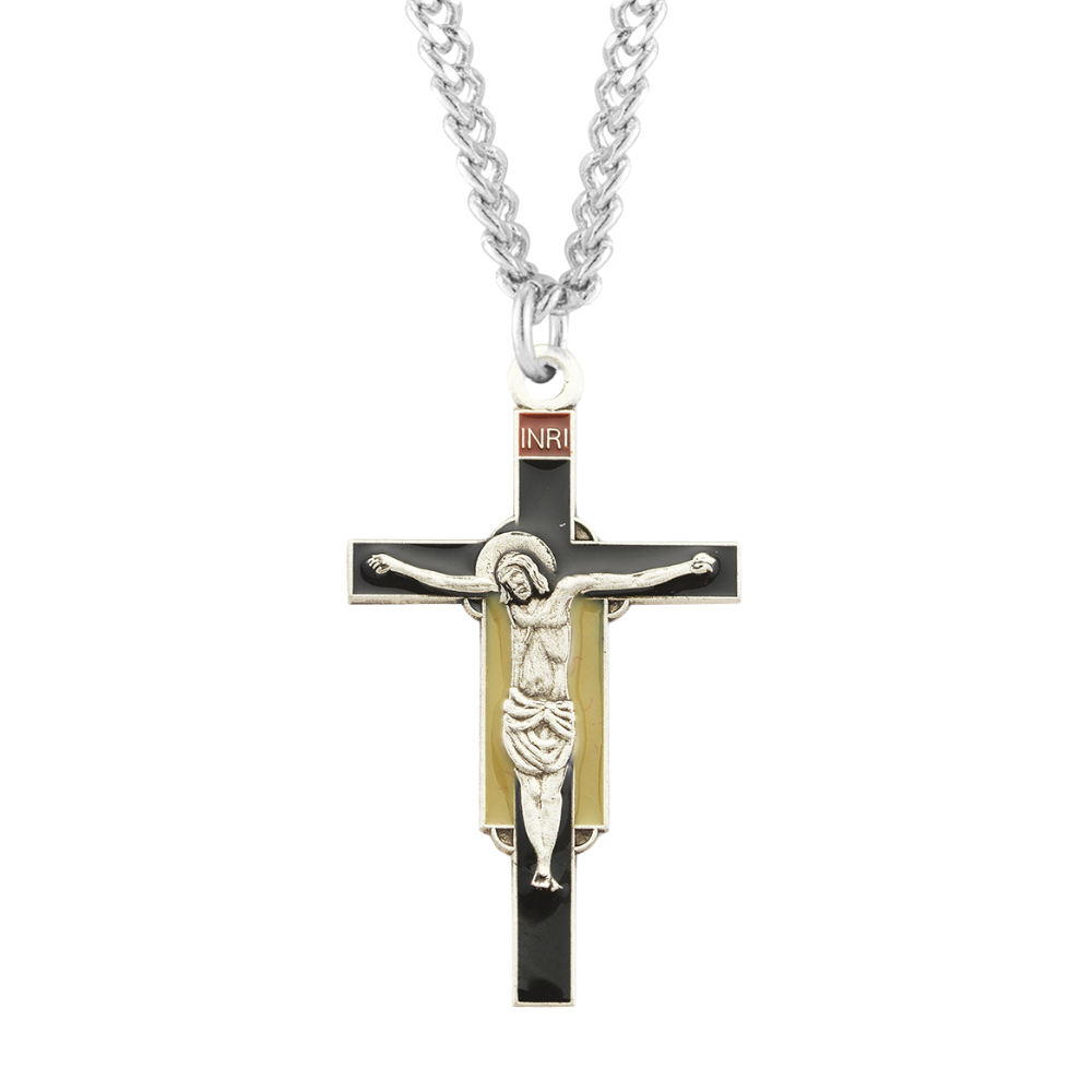 Sterling Silver Giotto Renaissance Crucifix, Catholic Gift, Made in USA