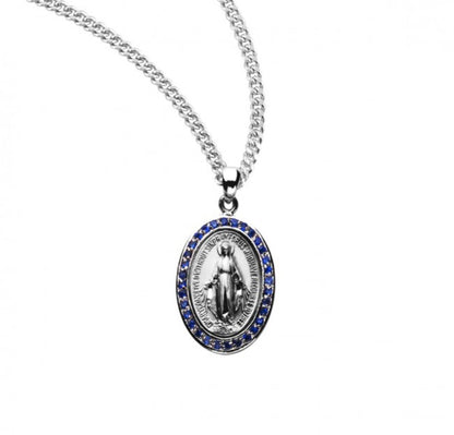 Sterling Silver Rd Miraculous , Catholic Gift, Made in USA