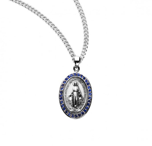 Sterling Silver Rd Miraculous , Catholic Gift, Made in USA